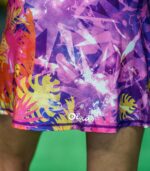 kolorowa spódniczka ze spodenkami sportowa krokodyl