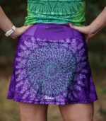 spódniczko spodenki do biegania fioletowe lawenda