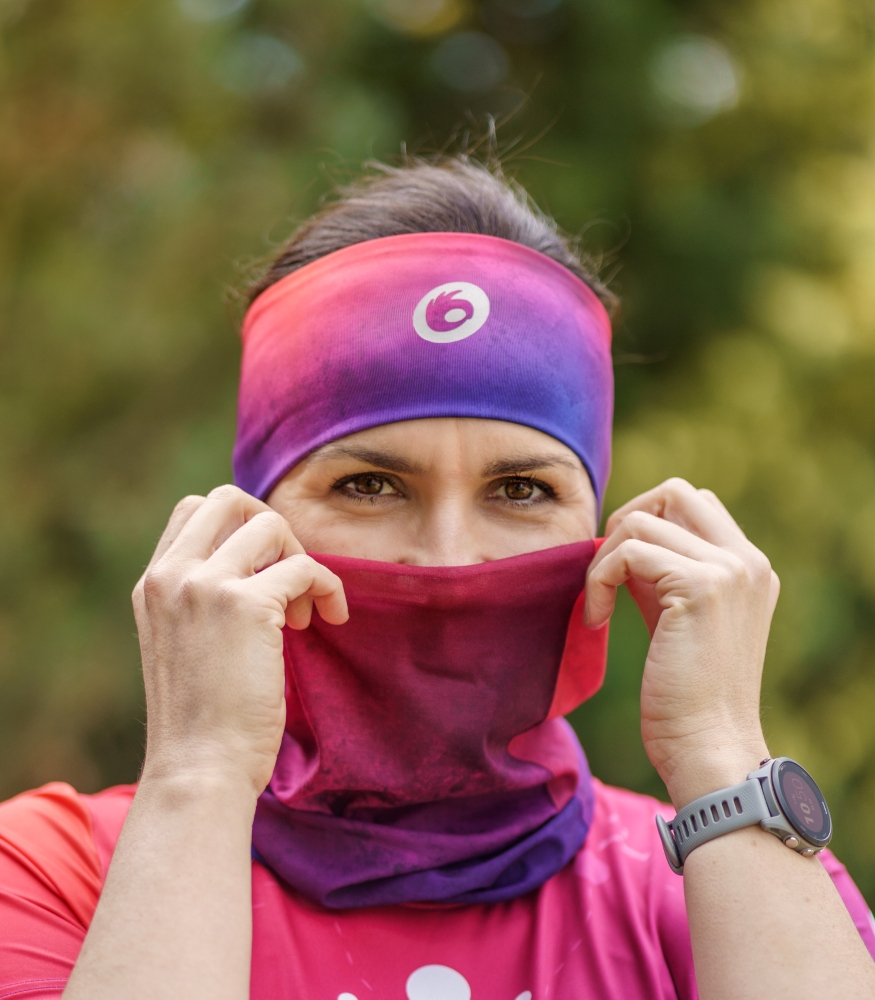 komin chusta wielofunkcyjna sliwka