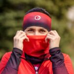 Komin chusta wielofunkcyjna Czerwone Wino