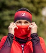 Komin chusta wielofunkcyjna Czerwone Wino