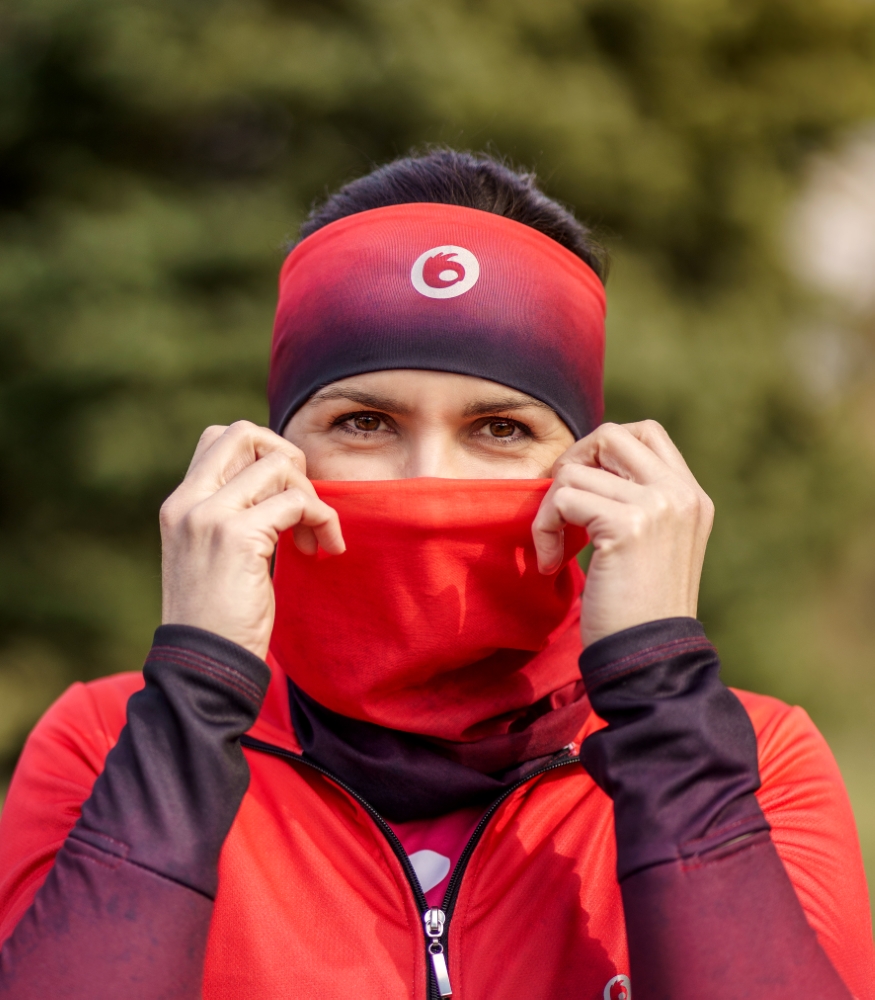 komin chusta wielofunkcyjna wino