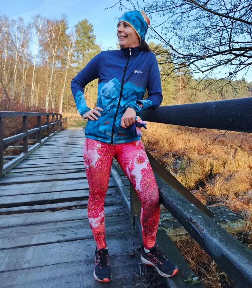 kolorowa odzież sportowa dla kobiet