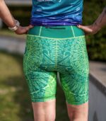 zielone legginsy do biegania z kieszonką na telefon tequila