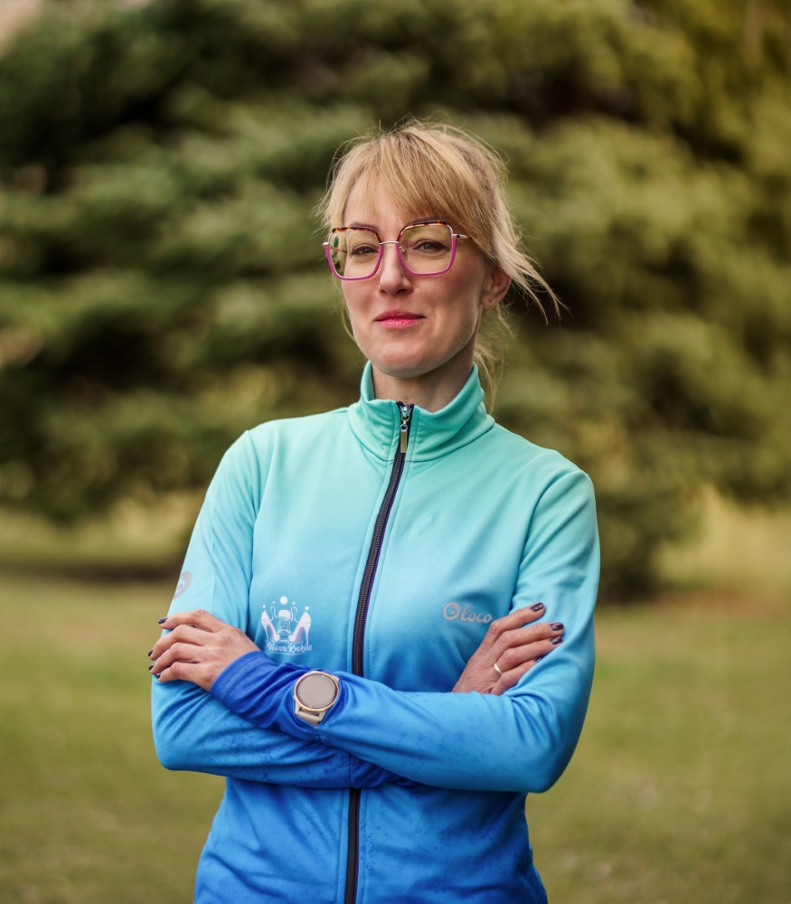 niebieska bluza sportowa damska błękitna laguna