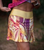 żółta spódniczka sportowa biegowa skowronek