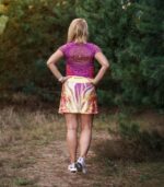 żółta spódniczka sportowa biegowa skowronek