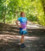 kolorowa spódniczka ze spodenkami sportowa góry