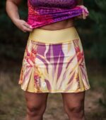 żółta spódniczka sportowa biegowa skowronek