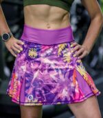 kolorowa spódniczka ze spodenkami sportowa krokodyl