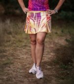 żółta spódniczka sportowa biegowa skowronek