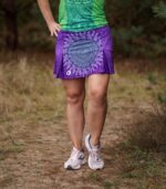 spódniczko spodenki do biegania fioletowe lawenda