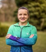 damska kolorowa sportowa bluza z wycięciem na zegarek Zorza polarna