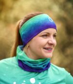 Opaska sportowa na głowę Zorza Polarna - obrazek 3