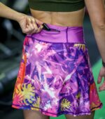 kolorowa spódniczka ze spodenkami sportowa krokodyl