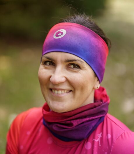 termoaktywna opaska na glowe sliwka