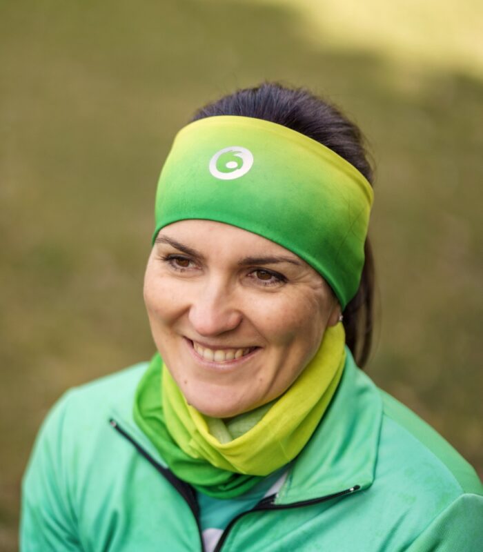Opaska sportowa na głowę Limonka - obrazek 5