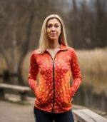 damska sportowa pomarańczowa bluza papryczki