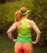 damska bokserka tanktop sportowy limonka