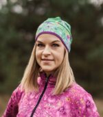 dwustronna sportowa czapka z wycięciem na kitkę magiczny las coloradas