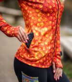 damska sportowa pomarańczowa bluza papryczki