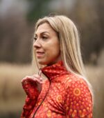 damska sportowa pomarańczowa bluza papryczki