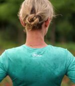 zielony damski sportowy longsleeve miętówka