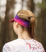 kolorowy sportowy daszek bez zapięcia śliwka