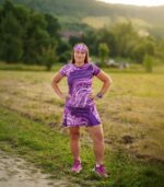 fioletowa spódniczka ze spodenkami sportowa jagody