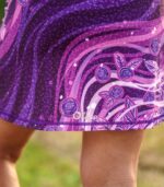 fioletowa spódniczka ze spodenkami sportowa jagody