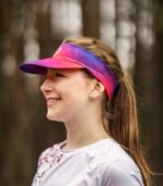 kolorowy sportowy daszek bez zapięcia śliwka