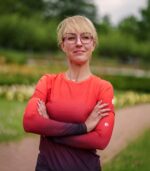 czerwone sportowe rękawki na rower do biegania wino