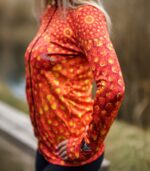 damska sportowa bluza pomarańczowa papryczki