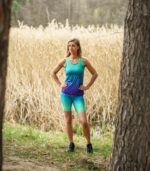 damska sportowa bokserka tanktop zorza polarna