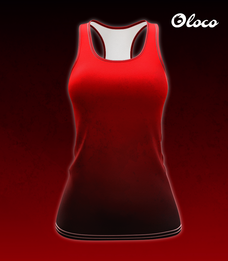 tanktop czerwone wino