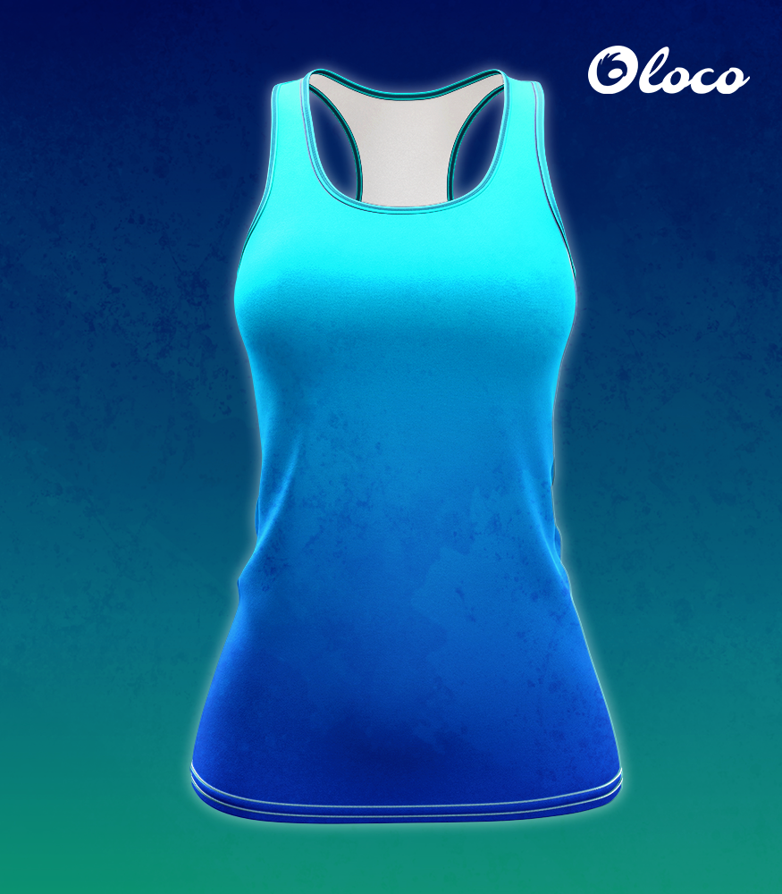 tanktop błęgitna laguna