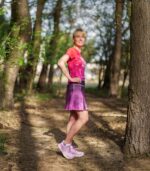 kolorowa spódniczka ze spodenkami sportowa jeżyna