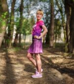 kolorowa spódniczka ze spodenkami sportowa jeżyna