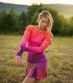 kolorowe rękawki sportowe do biegania na rower hawana