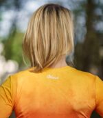 longsleeve sportowy damski-brzoskwinka