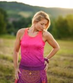 kolorowy tanktop sportowa bokserka hawana