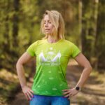 zielona koszulka techniczna damska sportowa limonka