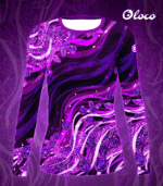 fioletowy longsleeve Jagody