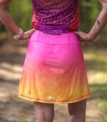 kolorowa spódniczka ze spodenkami sportowa brzoskwinka