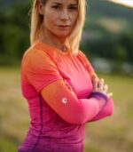 kolorowe rękawki sportowe do biegania na rower hawana