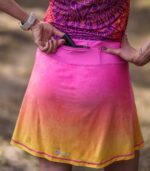 kolorowa spódniczka ze spodenkami sportowa brzoskwinka