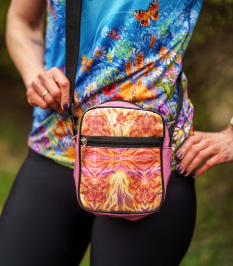 kolorowa saszetka torebka listonoszka skowronek