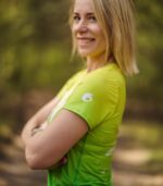 zielona koszulka techniczna damska sportowa limonka