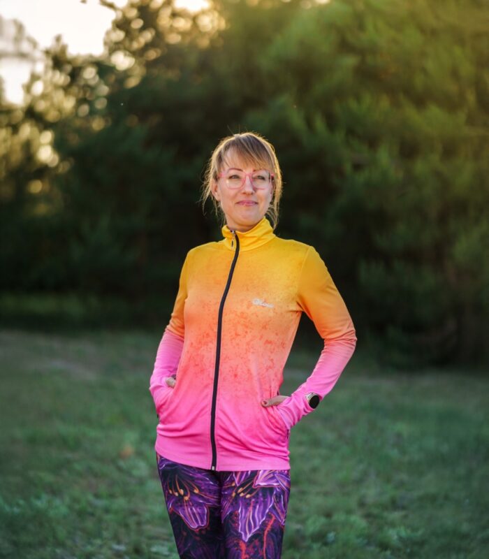 bluza brzoskwinka rozpinana