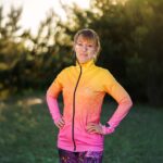 bluza sportowa damska brzoskwinka dla aktywnych kobiet